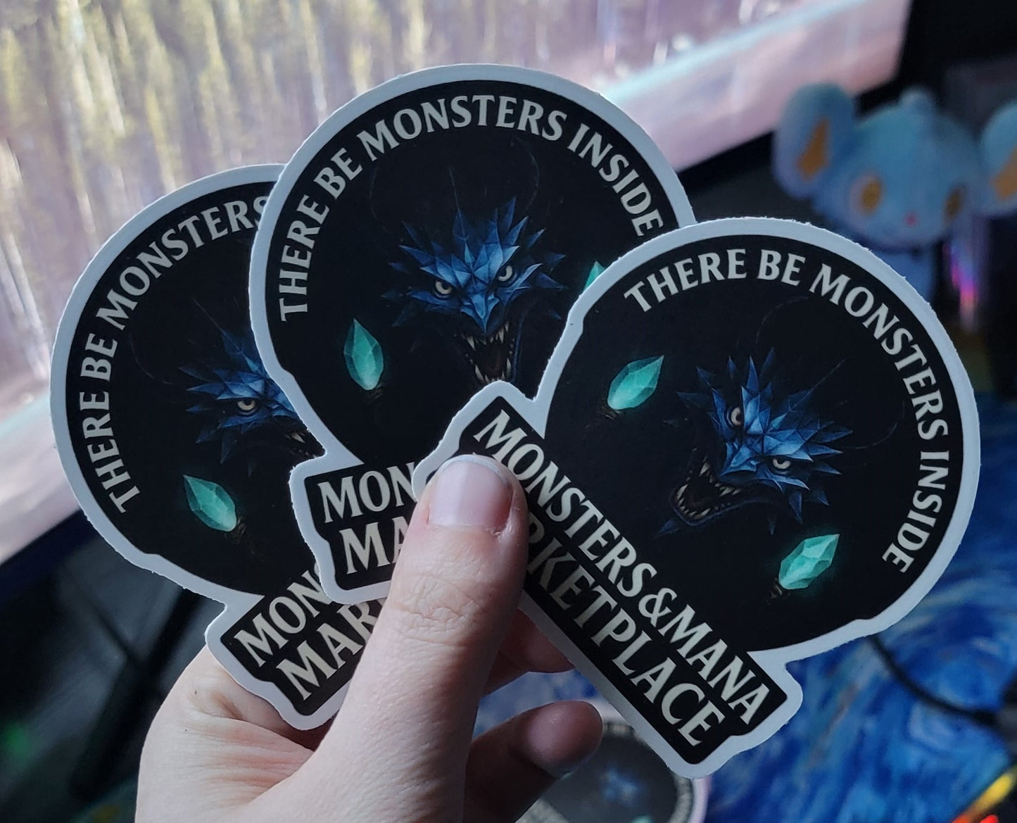 3x3in Vinyl Sticker - Monsters & Mana Online Exclusive