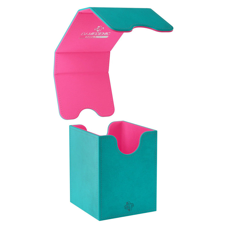 GameGenic Deck Box - 100+ XL Teal/Pink