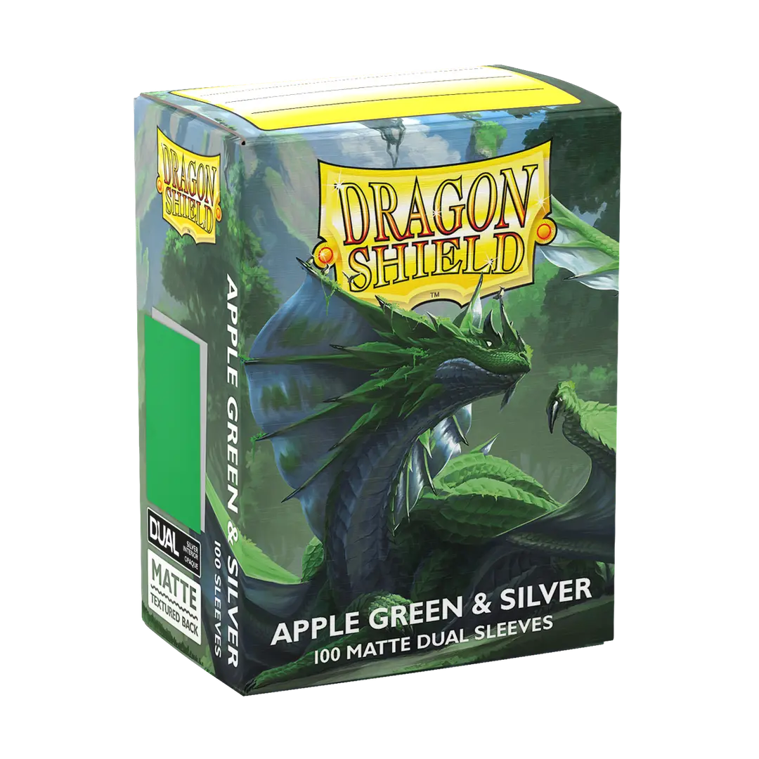 Apple Green & Silver - Matte Dual Sleeves