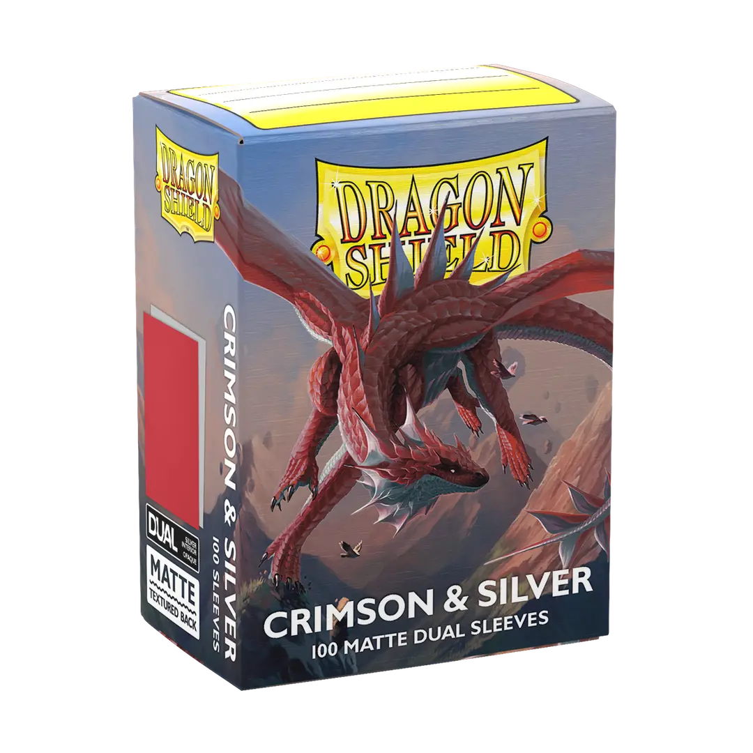 Crimson & Silver - Matte Dual Sleeves