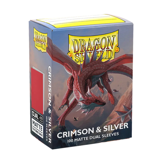 Crimson & Silver - Matte Dual Sleeves