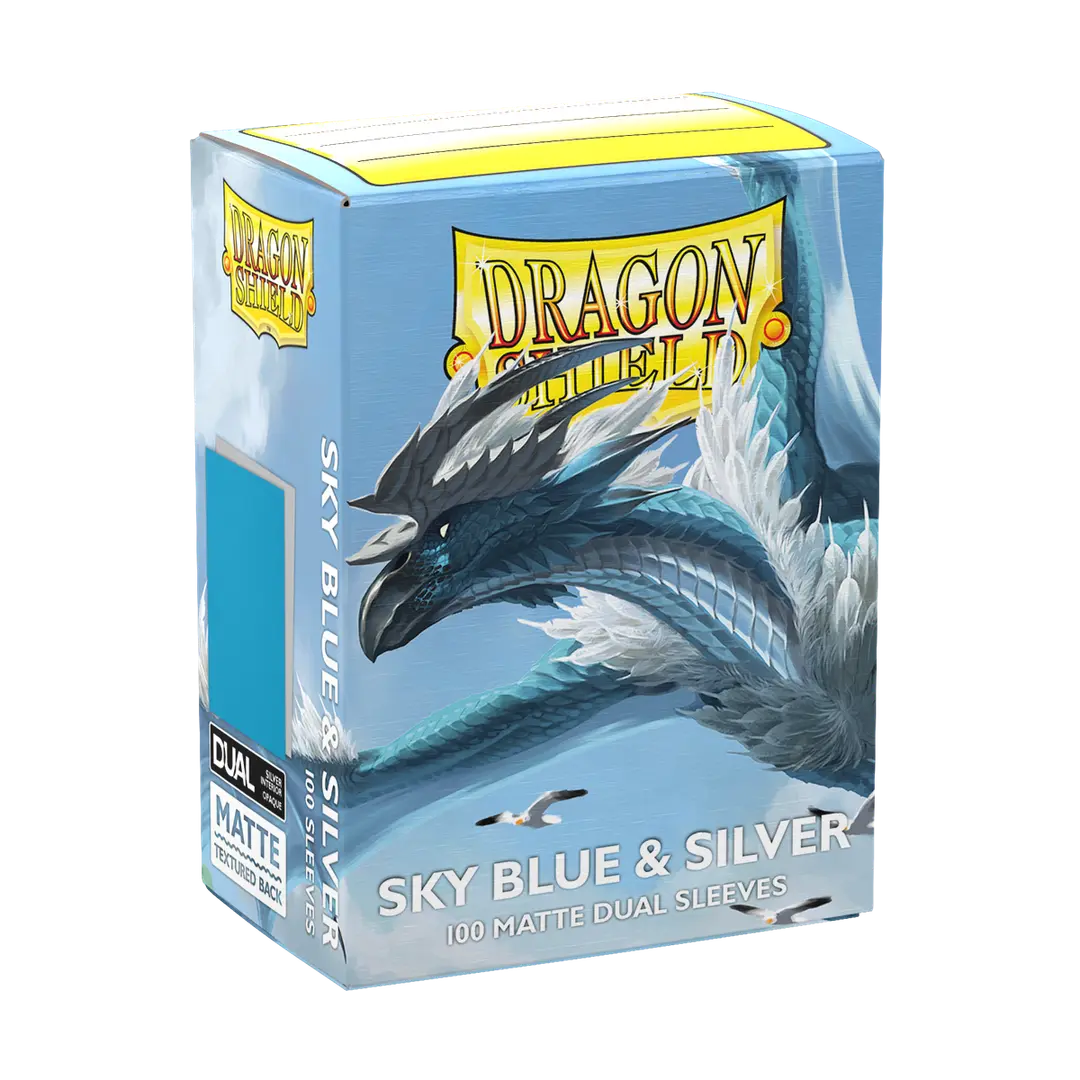 Sky Blue & Silver - Matte Dual Sleeves