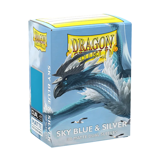 Sky Blue & Silver - Matte Dual Sleeves