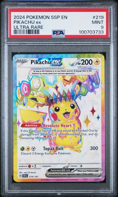 Pikachu EX #219