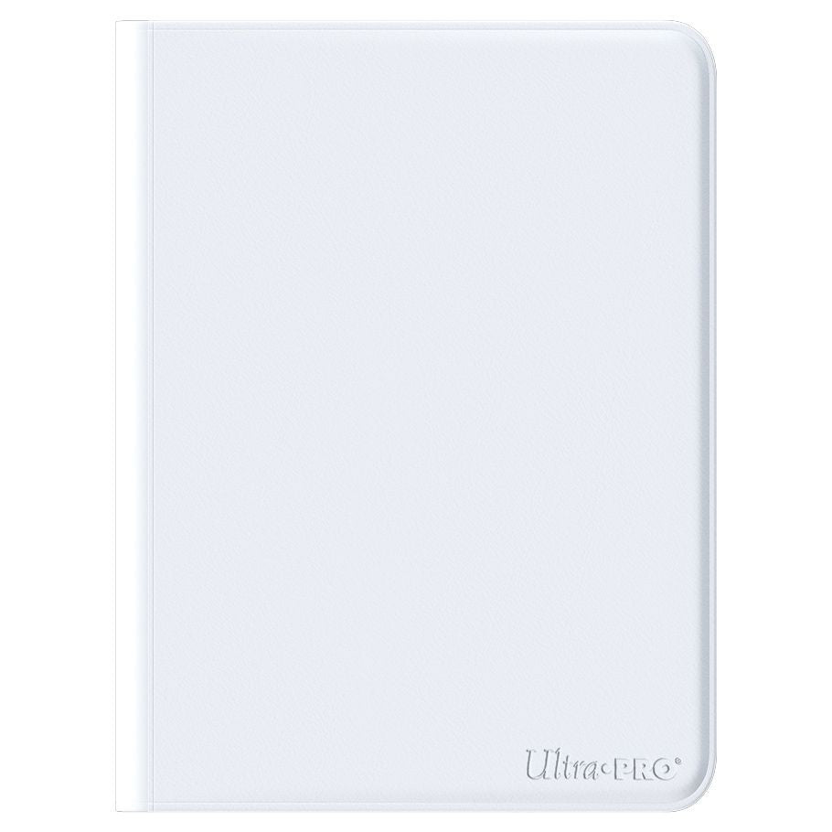 9 Pocket Ultra Pro Zipped Binder - White