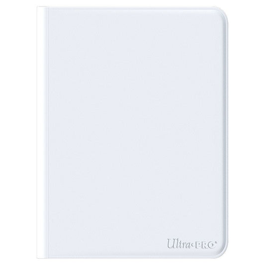 9 Pocket Ultra Pro Zipped Binder - White